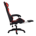 Ігрове комп'ютерне крісло для геймерів та роботи для дому EC GAMING 2806 Чорно-червоне обшите екошкірою та з підставкою для ніг Ігрове комп'ютерне крісло для геймерів та роботи для дому EC GAMING 2806 Чорно-червоне обшите екошкірою та з підставкою для ніг
