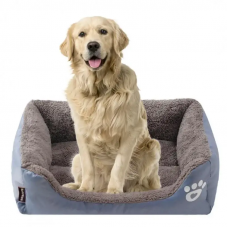Лежак для собак котів великий DROM Elegant XL 80x65x17 см