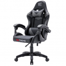 Ігрове крісло для геймерів та роботи EXTREME GT 7 Чорно сірий геймерське комп'ютерне крісло для дому для офісу Ігрове крісло для геймерів та роботи EXTREME GT 7 Чорно сірий геймерське комп'ютерне крісло для дому для офісу