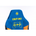 Ігрове крісло для геймерів та роботи Infini Ergo Синьо-жовтий геймерське крісло для дому для офісу Ігрове крісло для геймерів та роботи Infini Ergo Синьо-жовтий геймерське крісло для дому для офісу