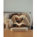 Нічник 3D Серце акумуляторний 4000mAh Hand Heart з сенсорною кнопкою