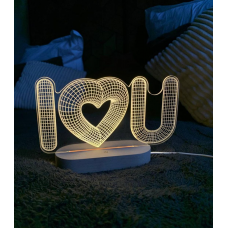 Нічник DROM N14 I LOVE YOU з сенсорною кнопкою Нічник DROM N14 I LOVE YOU з сенсорною кнопкою