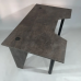 Стіл комп'ютерний геймерський ігровий DROM Square Dark Concrete