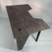 Стіл комп'ютерний геймерський ігровий DROM Square Dark Concrete