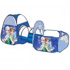 Намет дитячий подвійний з тунелем Kids 96565 FZ-B Фроузен/Frozen
