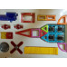 Дитячий магнітний конструктор розвиваючий Kids 5001 Magnetic sheet 96 деталей Дитячий магнітний конструктор розвиваючий Kids 5001 Magnetic sheet 96 деталей