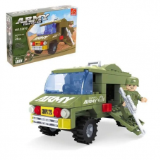 Конструктор для дітей Військовий джип AUSINI Army Kids 22410 складається з 113 деталей Конструктор для дітей Військовий джип AUSINI Army Kids 22410 складається з 113 деталей