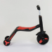 Дитячий самокат беговел велосипед трансформер 3в1 Best Scooter 28828 Підсвічування і музика чорно-червоний Дитячий самокат беговел велосипед трансформер 3в1 Best Scooter 28828 Підсвічування і музика чорно-червоний